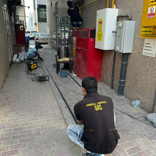 gas pipes sizing in abu dhabi